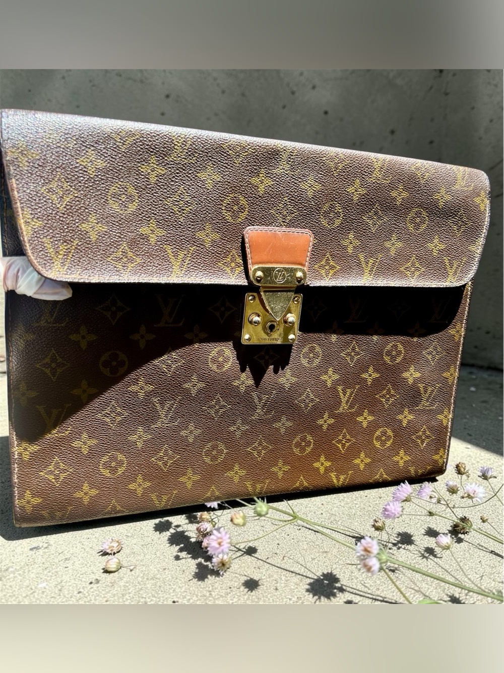 Louis Vuitton Monogram Porte-Documents Sénateur Vintage from 70/80’s.